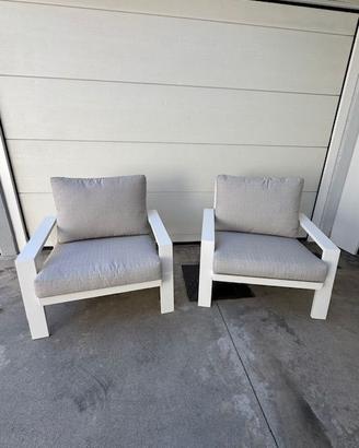 Arredo giardino 2 poltrone NUOVE