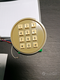 Tastiera telefonica d'epoca