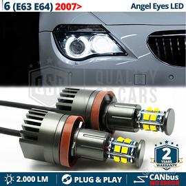 ANGEL EYES LED H8 Per BMW SERIE 6 E63 E64 dal 2007