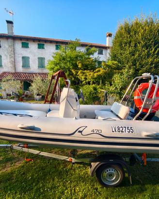 Gommone 470 Arimar, motore 40/60 e carrello