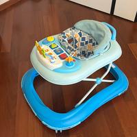 Girello Ms con piano di gioco elettronico.