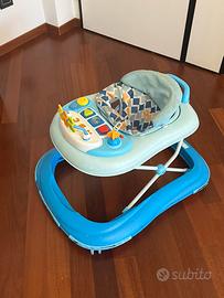 Girello Ms con piano di gioco elettronico.