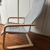 Poltrona Ikea Grigio Chiaro