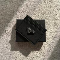 Porta carte prada nero