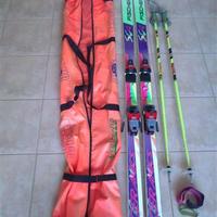 Sci-attacchi-racchette e custodia