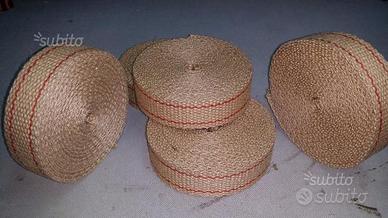 Cinghia iuta metri 10 da cm5 tappezzeria divano