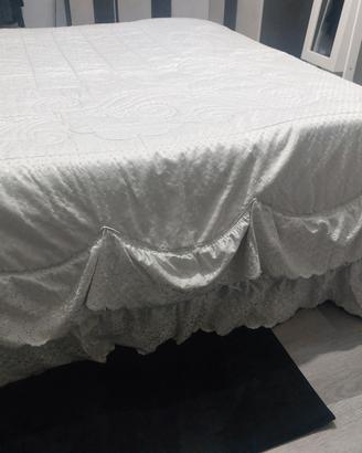 trapunta matrimoniale bianca