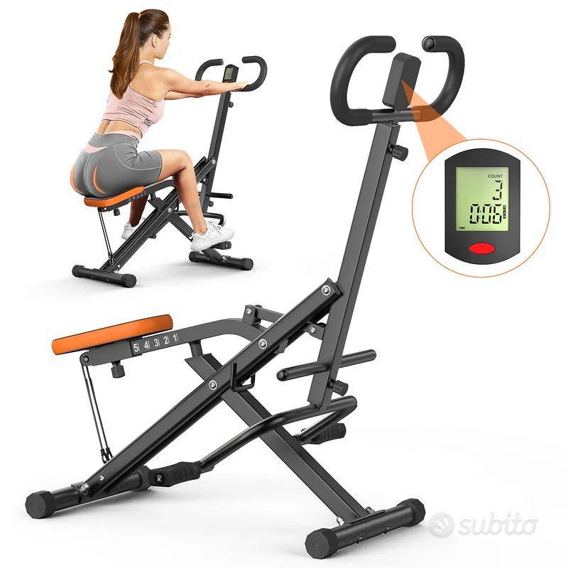 Panca Addominale Pieghevole Total Power Crunch - Attrezzo Fitness Per Casa - Nero - Foto 3