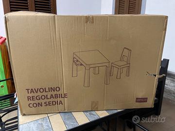 Sedia e tavolo da gioco per bambini