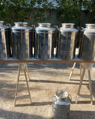 Fusto Contenitore Ermetico Inox 50lt