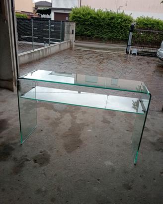 Console Ingresso Svuota tasche  Cristallo Curvato