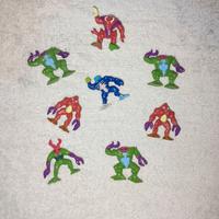 Lotto Exogini 1997 - 7 Alien Figurines