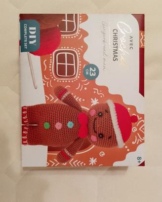 DIY complete set Avec Crochet Gingerbread man 