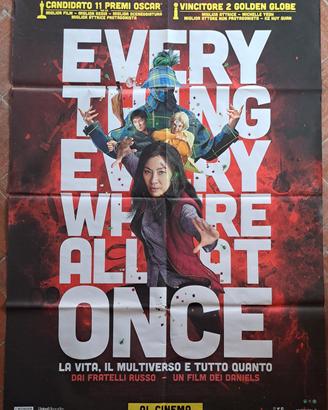 Everything everywhere all at once - poster cinema