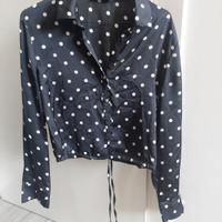 camicia a pois