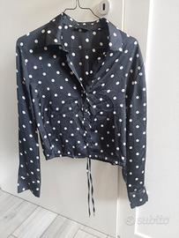 camicia a pois