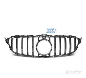 GRIGLIA MERCEDES CLASSE C W205 14-18 LOOK GTR NERO