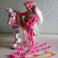 Barbie ski + cavallo 