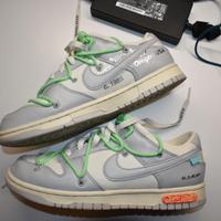 nike dunk x off white lot 26 CON RICEVUTA