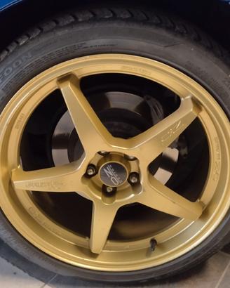 4 Cerchi in lega OZ Subaru da 18" attacco 5x100