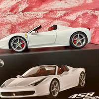 Ferrari 458 spider Hot wheels elite 1/18