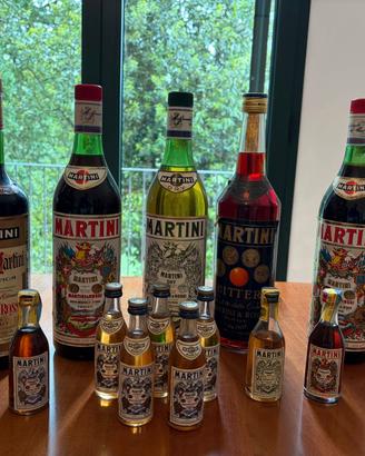 Lotto bottiglie Martini Vintage anni 60/70/80