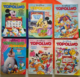 Fumetti Topolino mai letti nuovi anno 1989