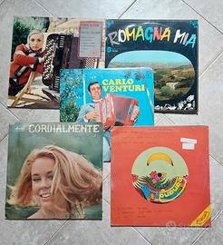 5 dischi anni 70 liscio e leggera 33 giri