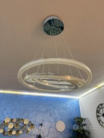 Lampadario cristallo a led
