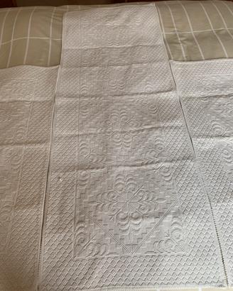 Set tappeto e scendiletto in puro cotone