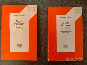 Adorno, Theodor W., Wagner - Mahler. Due studi.