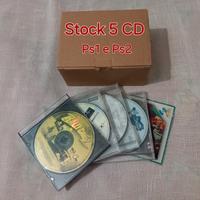 Stock di 5 CD Videogiochi Vintage playstation  1e2