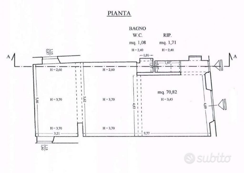 Immobile di 80 m² con 2 locali a Firenze - Vista 4