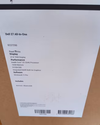 DELL AIO 27" i5 1334u RAM 16 gb SSD 512 gb NUOVO