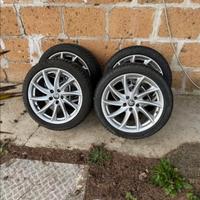 Cerchi alfa romeo giulia 18 con gomme termiche