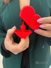 Scatolina Cuore 3D con "Sorpresa" - Ironico