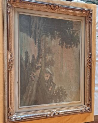 Quadro olio su tela