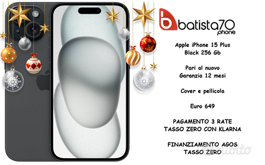 Apple iPhone 15 Plus Black 256 Gb