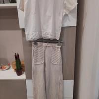 Completo Zara: pantapalazzo + maglia 