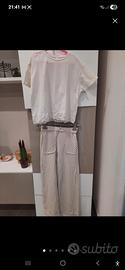 Completo Zara: pantapalazzo + maglia 