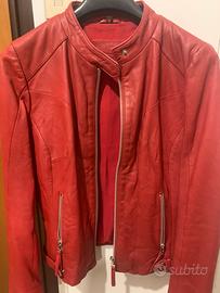 Giubbetto Rosso pelle