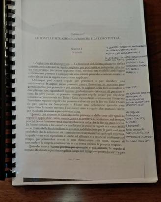 Dispensa Diritto Privato rilegata con appunti