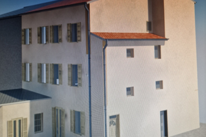 Edificio da ristr con progetto per 6 appartamenti