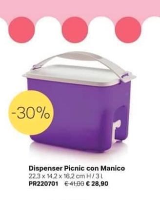Dispenser bibite Tupperware