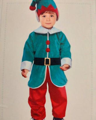 vestito carnevale elfo anni 2