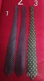 tre cravatte Andrew Tie's Milano 