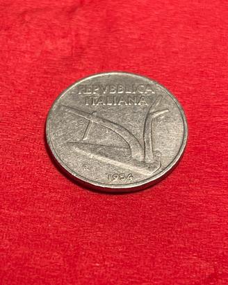 Monete Lire 10 del 1954