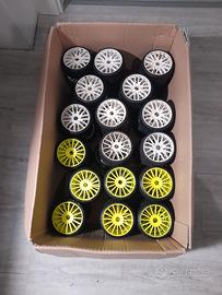 lotto 40 treni di  gomme usate  1/8 gt PMT,GRP, SP