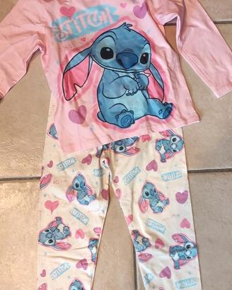 Pigiama Bambini - Foto Stitch - Taglia 4/5 Anni