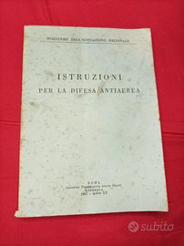 istruzioni per la difesa antiaerea 